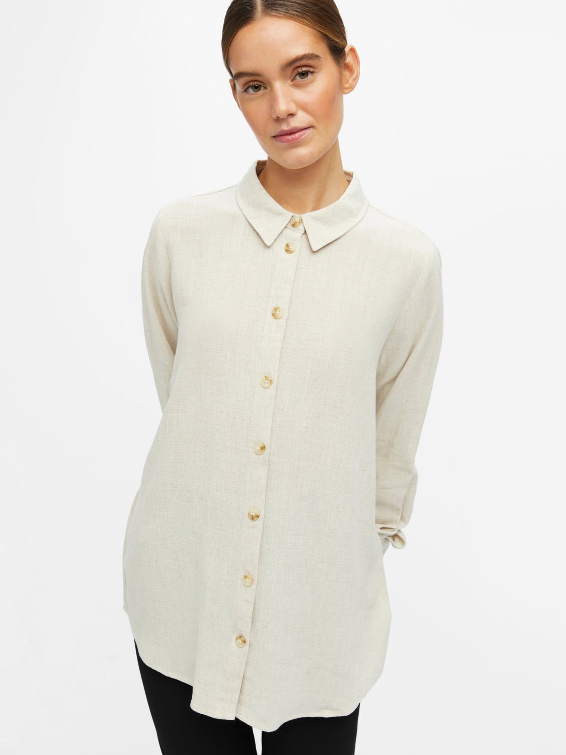 OBJSANNE Shirts - Sandshell - VERO MODA & VILA Bergvik